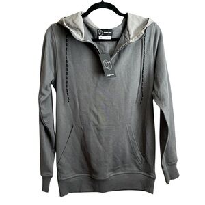 Charcoal Half Zip Hoodie